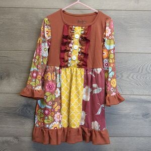 Tutu And Lulus Ruffles Dress And Pants Set Girls Size 5-6